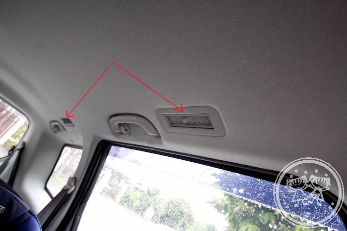 Proton Exora 2nd and 3rd row aircon vent